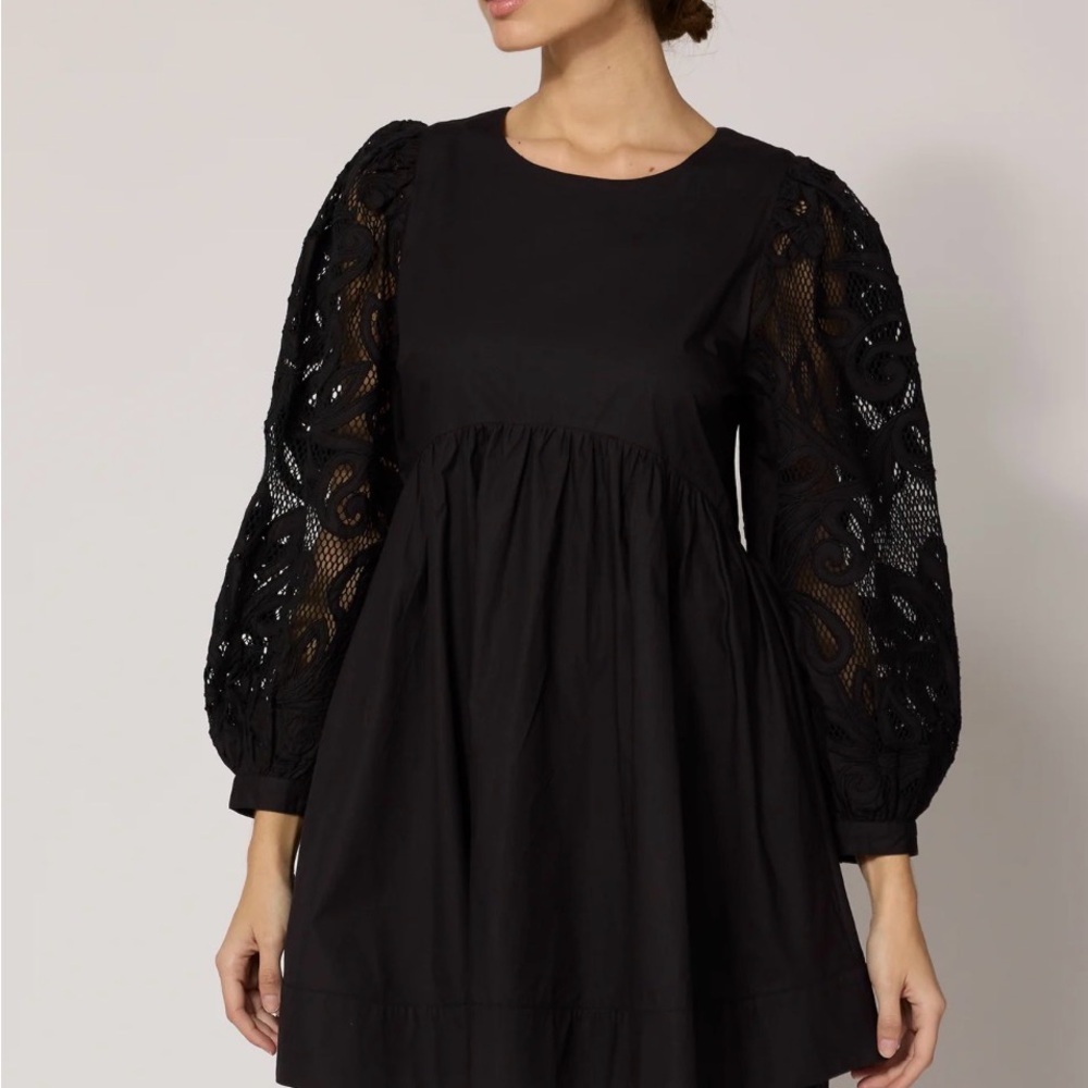 Cleobella Nikita Mini Dress Embroidery Long Sleeve